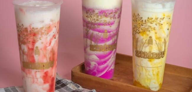 purple syrup drink